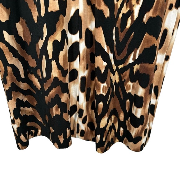 En Focus Studio Women's Animal Print Dress, 3/4 Sleeves, Size 12 - Picture 4 of 13